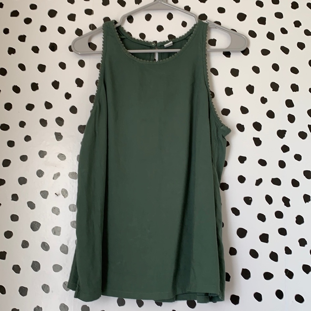 NWOT// linen tank top